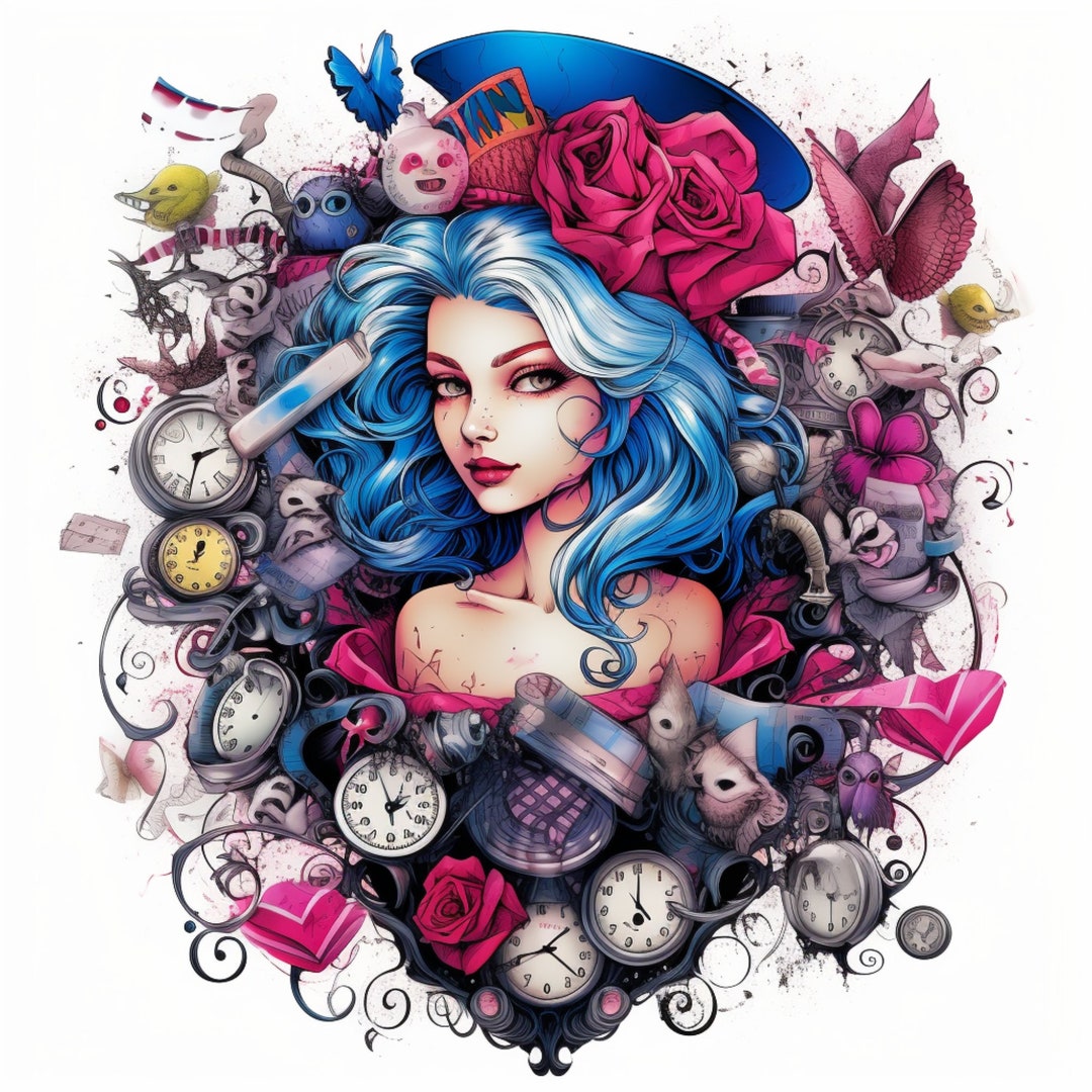 Alice in Wonderland Art,alice in Wonderland,wonderland Unique Art ...