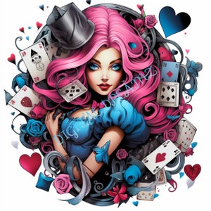 Alice In Wonderland , Digital Download , Lewis Carroll , Instant Prints , Wonderland , Unique Prints printable wall art, Mad Hatter ,