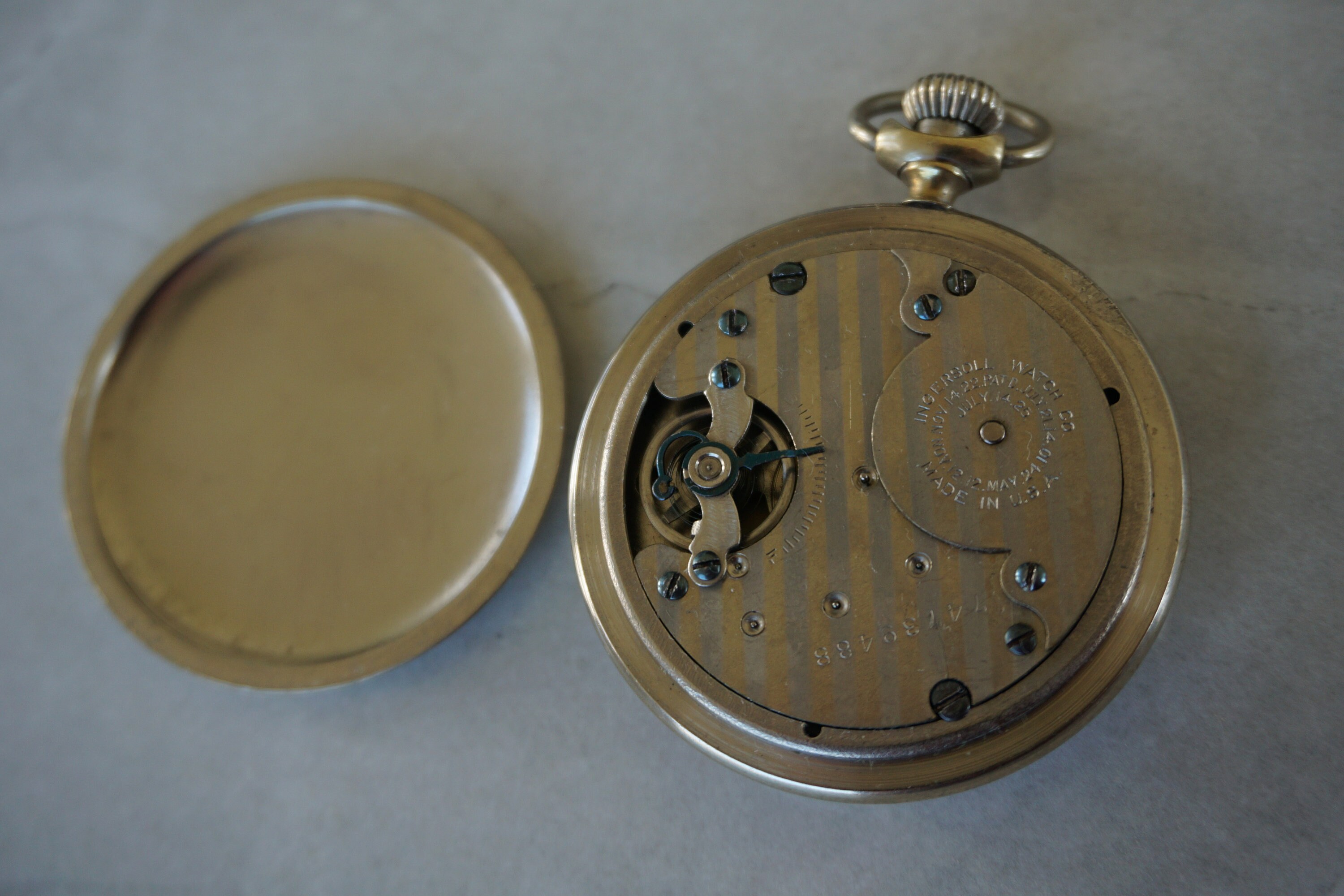 Ingersoll Junior Pocket Watch 1920s Very Nice Condition Not Etsy