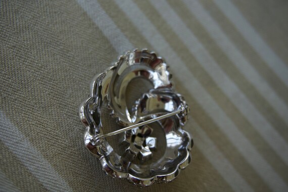 JOMAZ  Rhinestone brooch pin Josef Mazer NYC jewe… - image 9