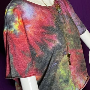OOAK Large Crop...Welcome to my Nightmare… ice dyed crop