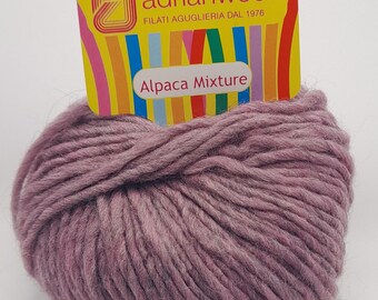 Andrianwool Alpaca Mixture Yarn | 50g Ball | Pink (Color 306)