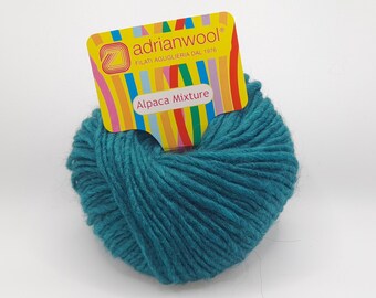 Andrianwool Alpaca Mixture Yarn | 50g Ball | Turquoise (Color 307)