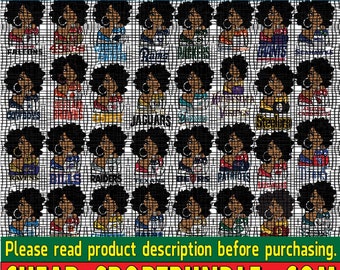 32  Files Black Girl With NF-L Teams Bundle Svg, NF-L Team Svg, Football Svg, Png, Jpg, Eps