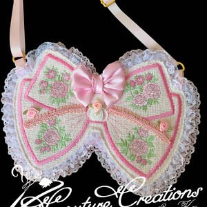 LSF Inspired Bow-  Flat Lay Crossbody Bag