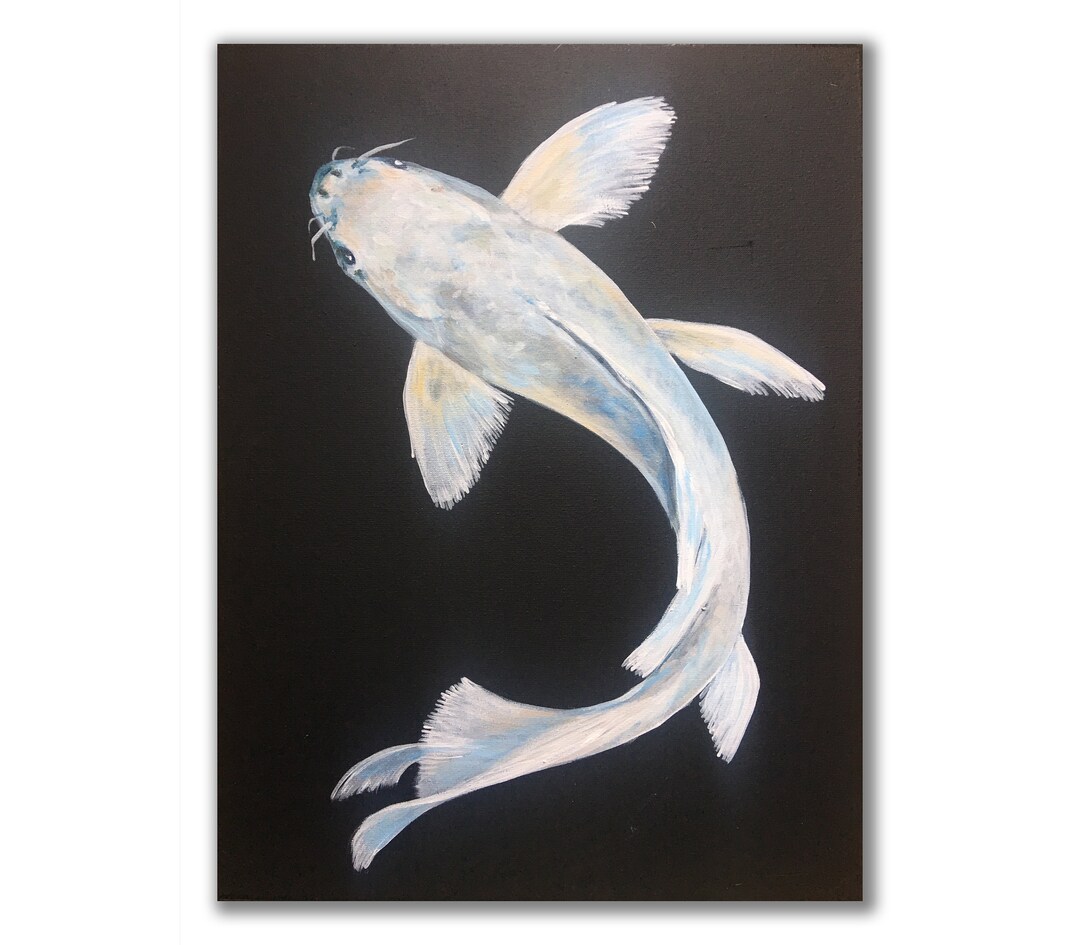 Koi Fish Acrylic Painting Beautiful Fish Fish Painting Koi Etsy Koi Fish Acrylic Painting Beautiful Fish Fish Painting Koi Etsy