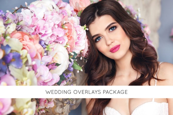 36 Wedding overlay photoshop wedding overlay wedding edit | Etsy
