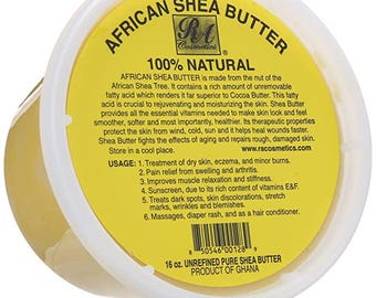 Rauwe Afrikaanse sheaboter | Ongeraffineerd, biologisch en natuurlijk