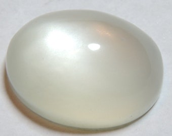 White Moonstone 37 Carats 1 Pc Natural White Moonstone Smooth Polished oval Shaped Cabochon Size 24X17 MM