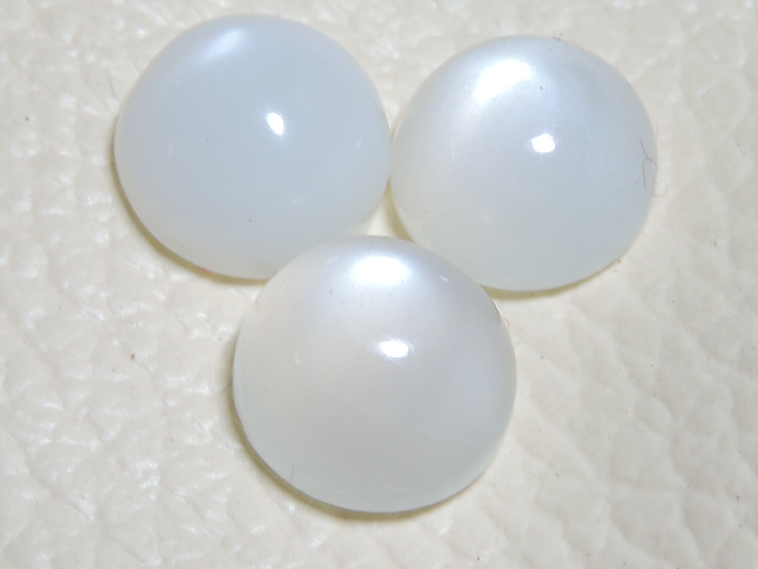 White Moonstone 10 Carats 3 Pcs Natural White Moonstone Smooth Etsy UK