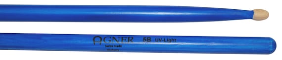 Agner Drumsticks 5b UV Blue
