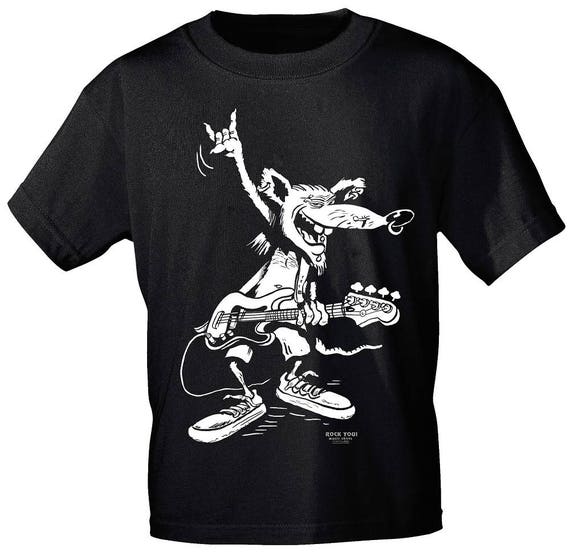 Rock You music T shirt bass rat S M L XL XXL