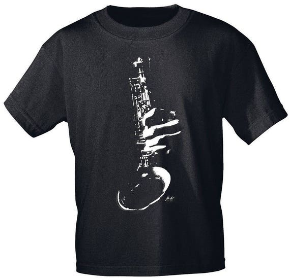 Rock You music t shirt sax S M L XL XXL
