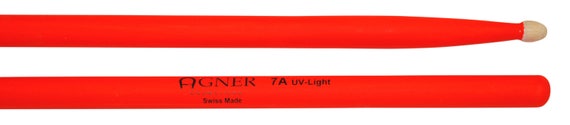 Agner Drumsticks 7a UV Red