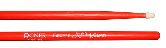 Agner Drumsticks Signature Sticks George "Spanky" McCurdy Hickory Lady Gaga drummer