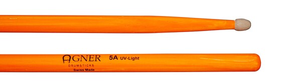 Agner Drumsticks 5a UV Orange