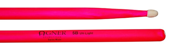 Agner Drumsticks 5b UV Pink