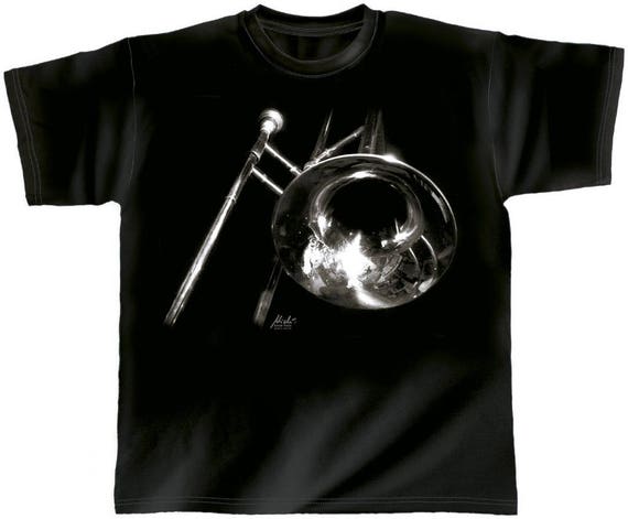Rock You music t shirt trombone S M L XL XXL