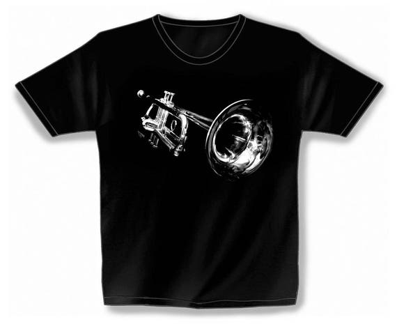 Rock You music T shirt space trumpet S M L XL XXL