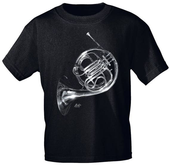 Rock You music T shirt French horn S M L XL XXL