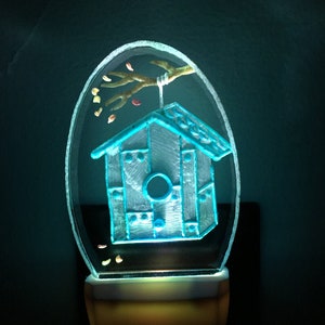 Birdhouse Nightlight