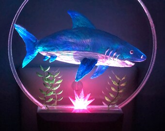 Shark Night Light Kyle Design