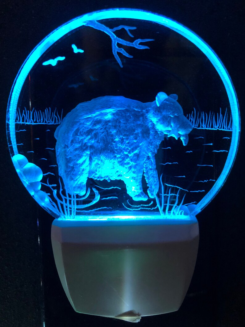 AmberArtDesignsShop Bear Night Light - Thumbnail 5