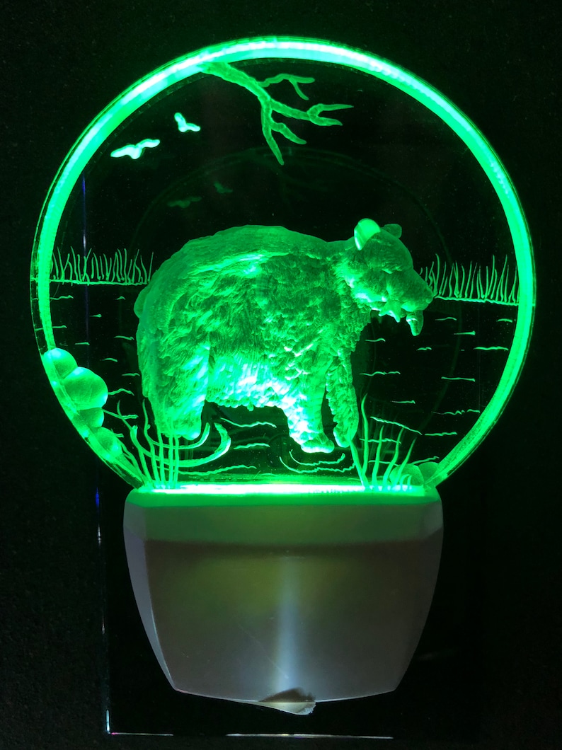 AmberArtDesignsShop Bear Night Light