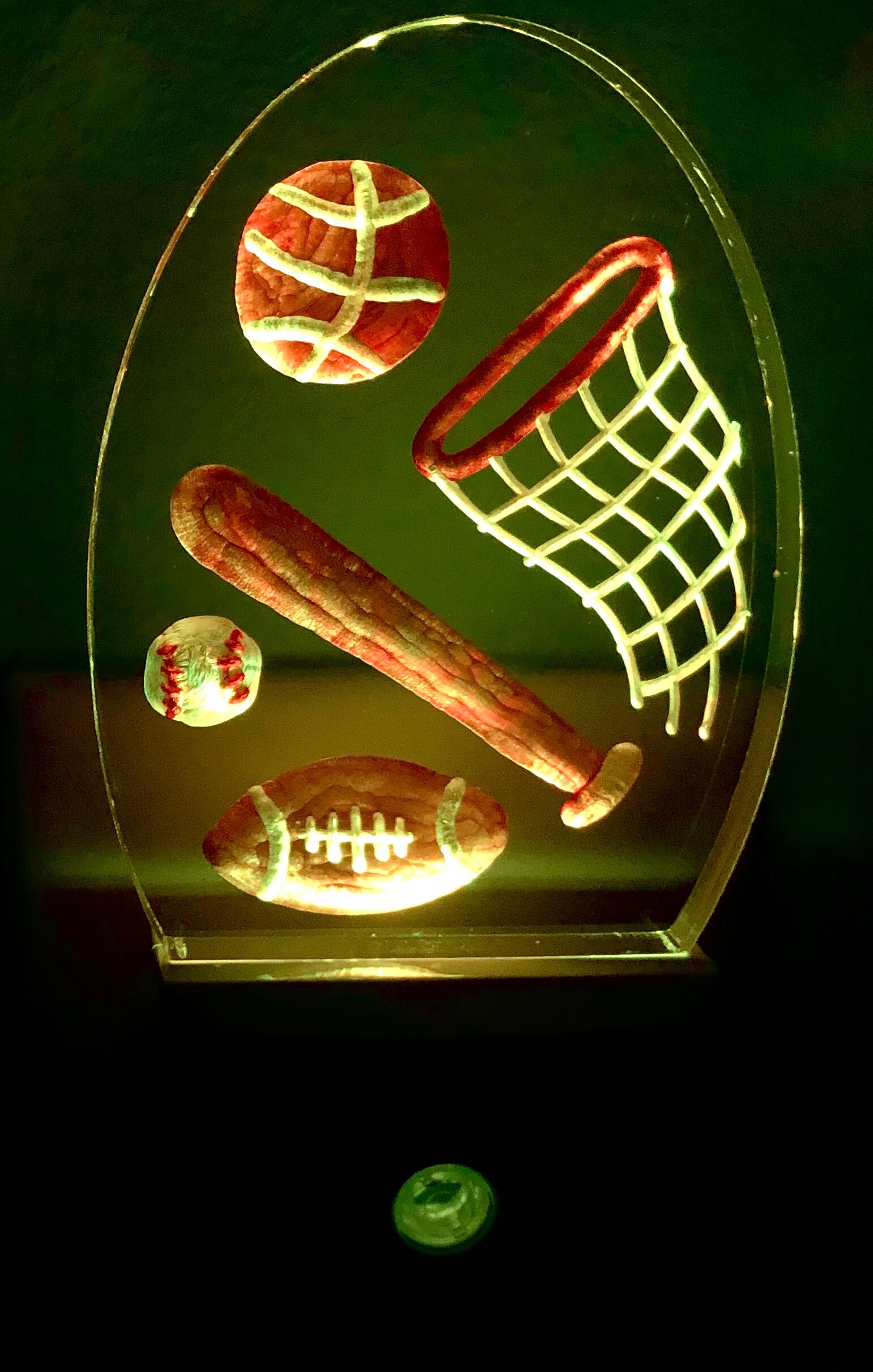 Sports Night Light Etsy