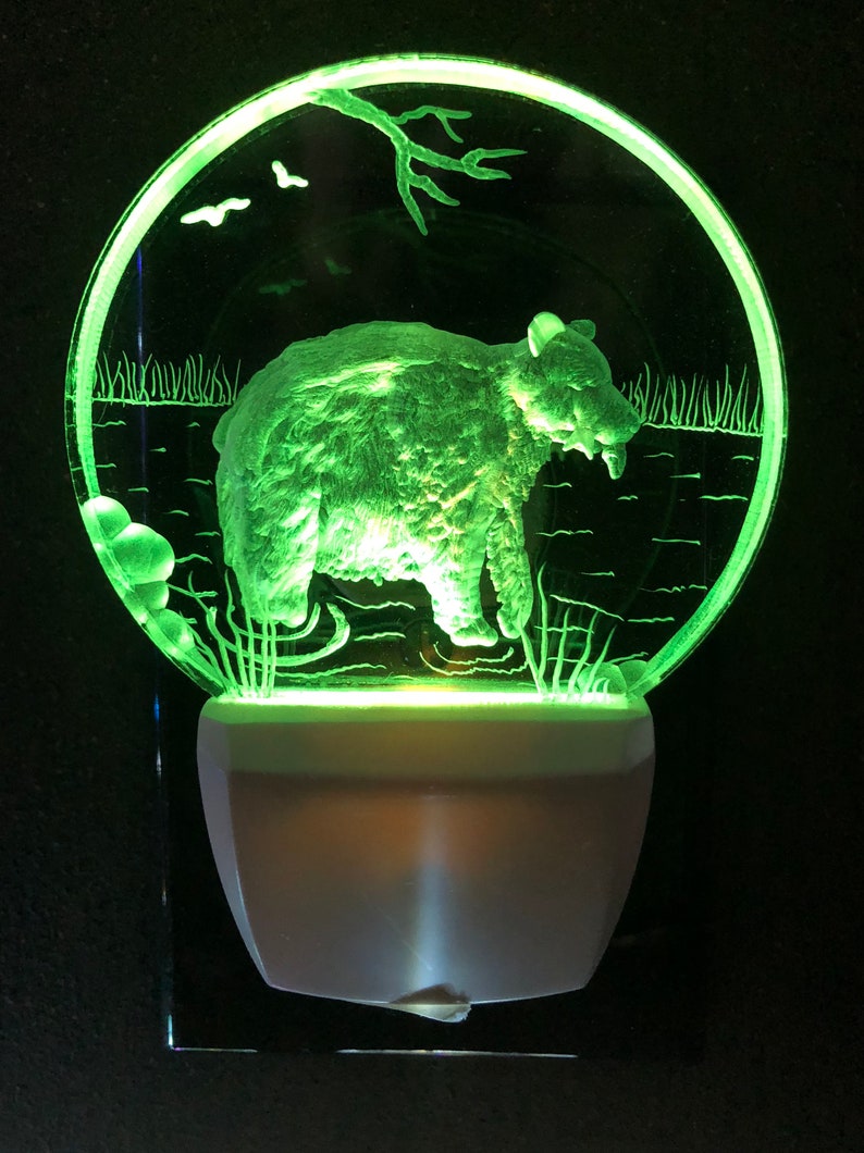AmberArtDesignsShop Bear Night Light - Thumbnail 2