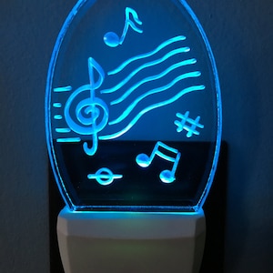 Music Notes Nightlight