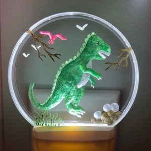T-Rex Luz Nocturna Jurásica