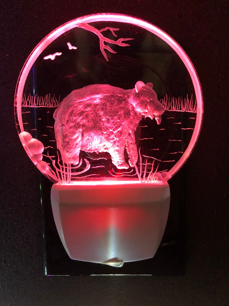 AmberArtDesignsShop Bear Night Light - Thumbnail 4