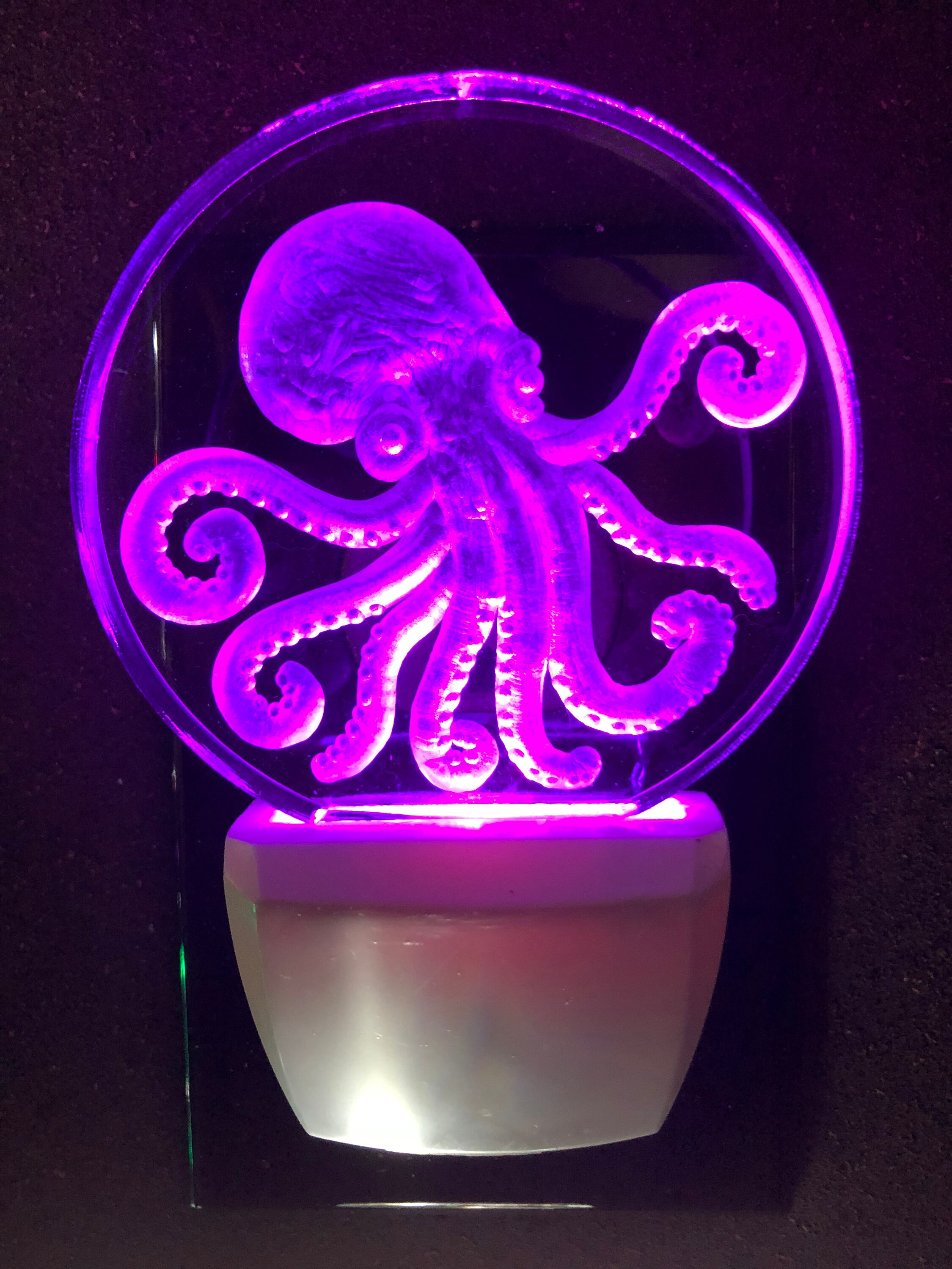 Octopus Night Light Etsy UK