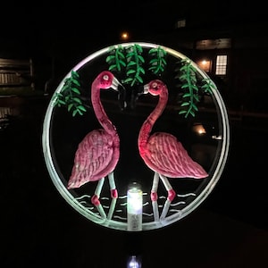 Solar 2024 garden flamingo