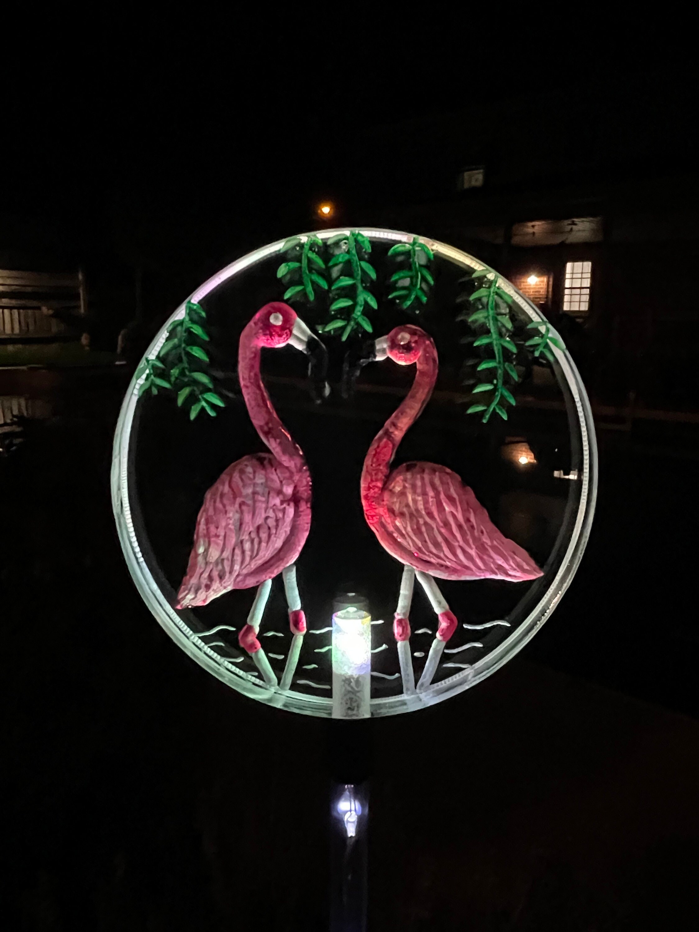 Flamingo solar garden stake outlet