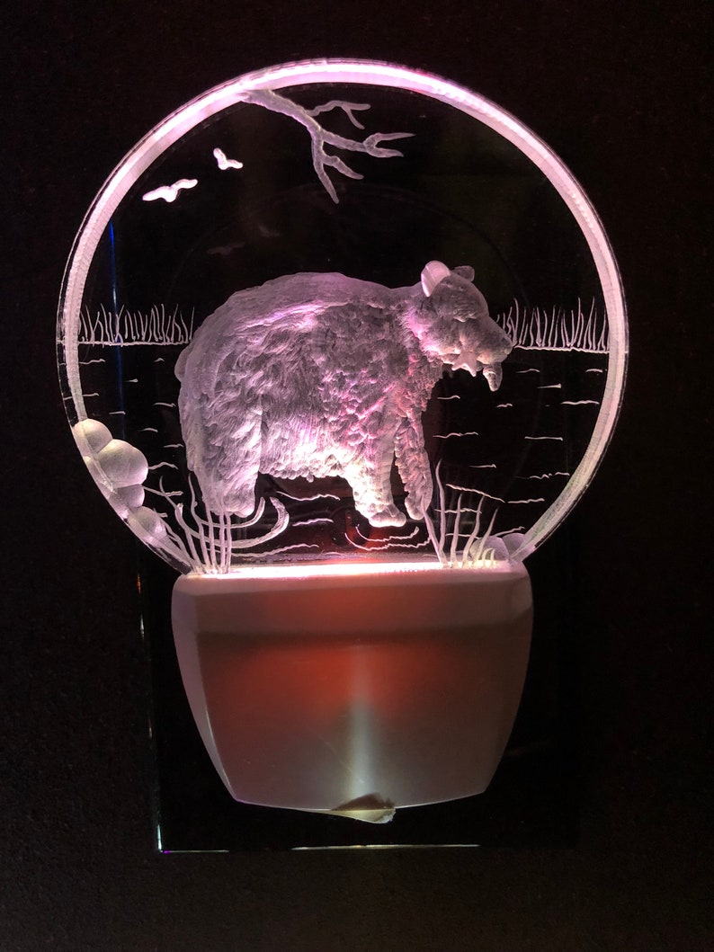 AmberArtDesignsShop Bear Night Light - Thumbnail 3