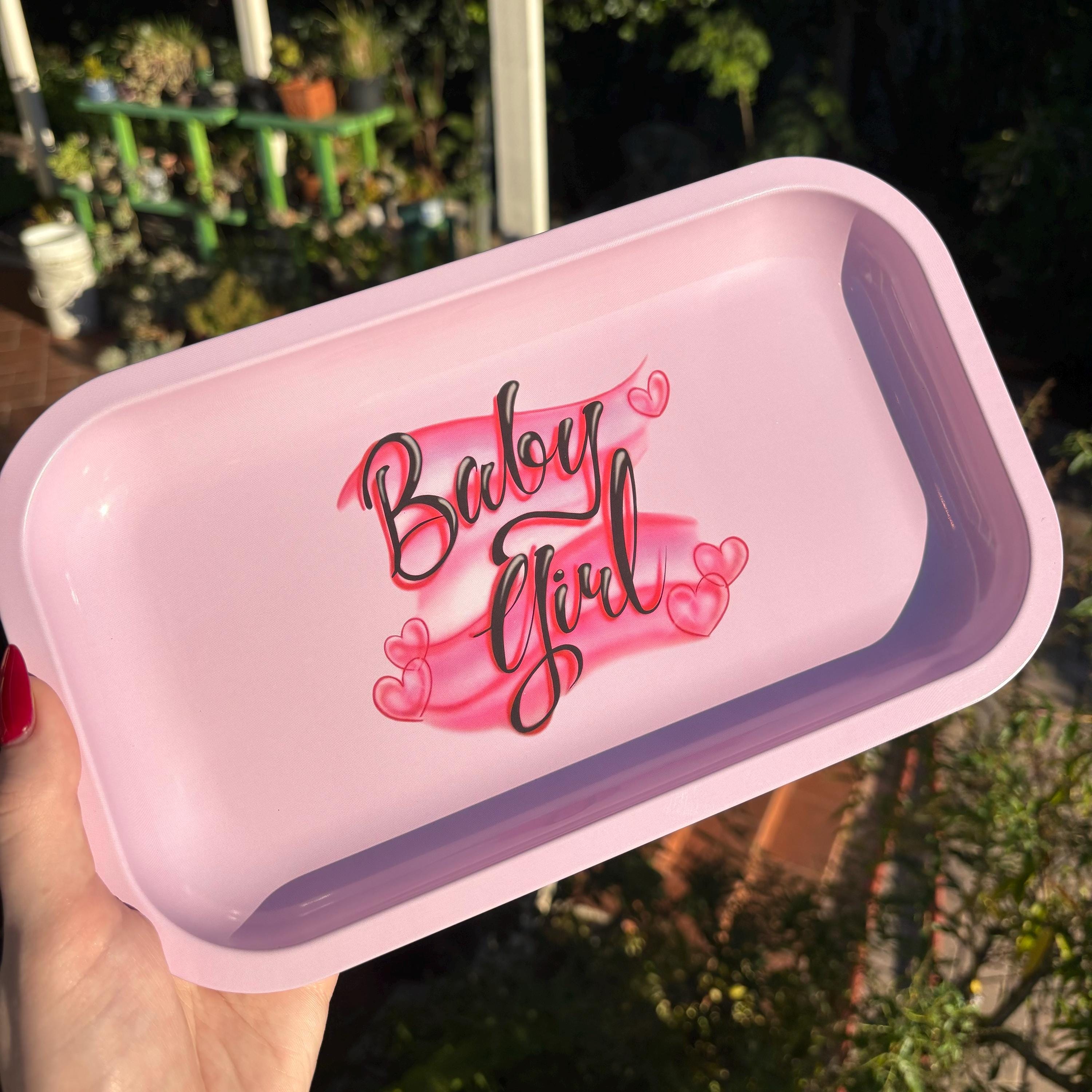 Elements Pink Large Rolling Tray - HS Wholesale - View #3