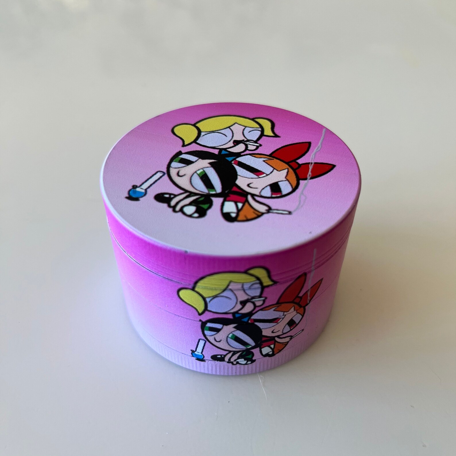 Powerpuff Girls Grinder 4tier Large 63mm Girly Smoke Etsy