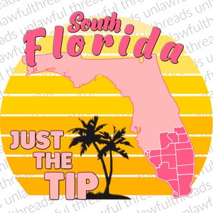 South Florida just the tip png transparent background 2000x2367
