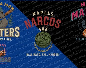 Florida Sports Parody Team Bundle | 4 Funny PNG Files for Shirts, Mugs, and More