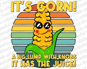 ¡Es maíz! Un gran bulto con perillas ¡Tiene el jugo! 5 archivos transparentes png diferentes
