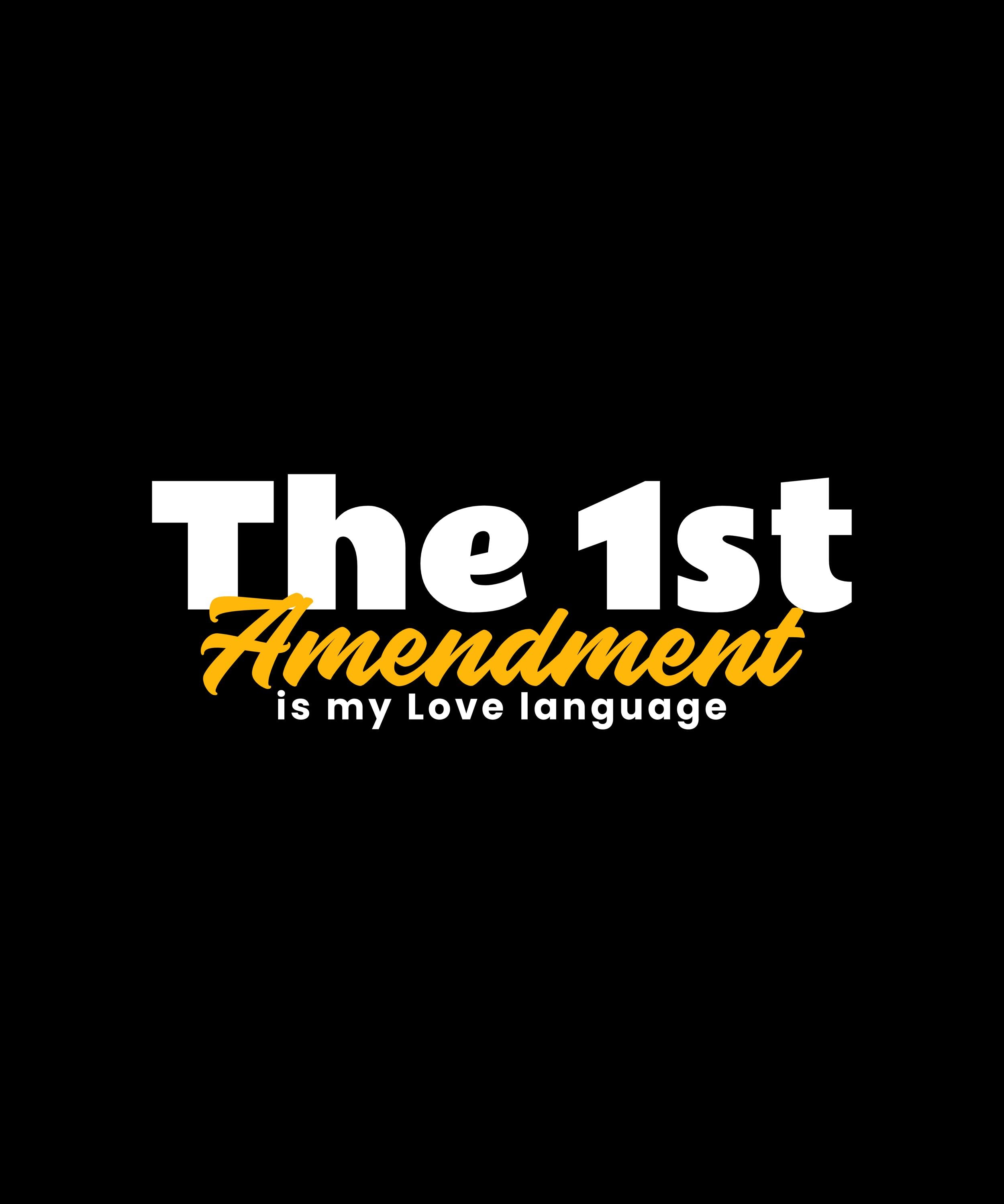 1st Amendment is My Love Language PNG | Free Speech Quote Bundle ...