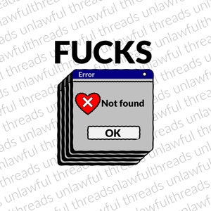 Fehler Fucks Not Gefunden png transparente Datei