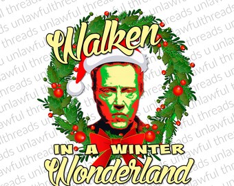 Walken in a Winter Wonderland  png transparent file