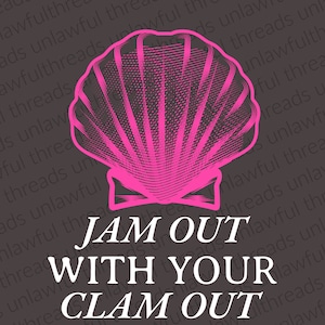 Jam out avec votre fond transparent Clam out png 2000x2367