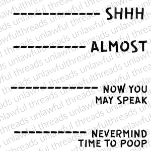 Never mind time to poop png transparent background 2000x2000