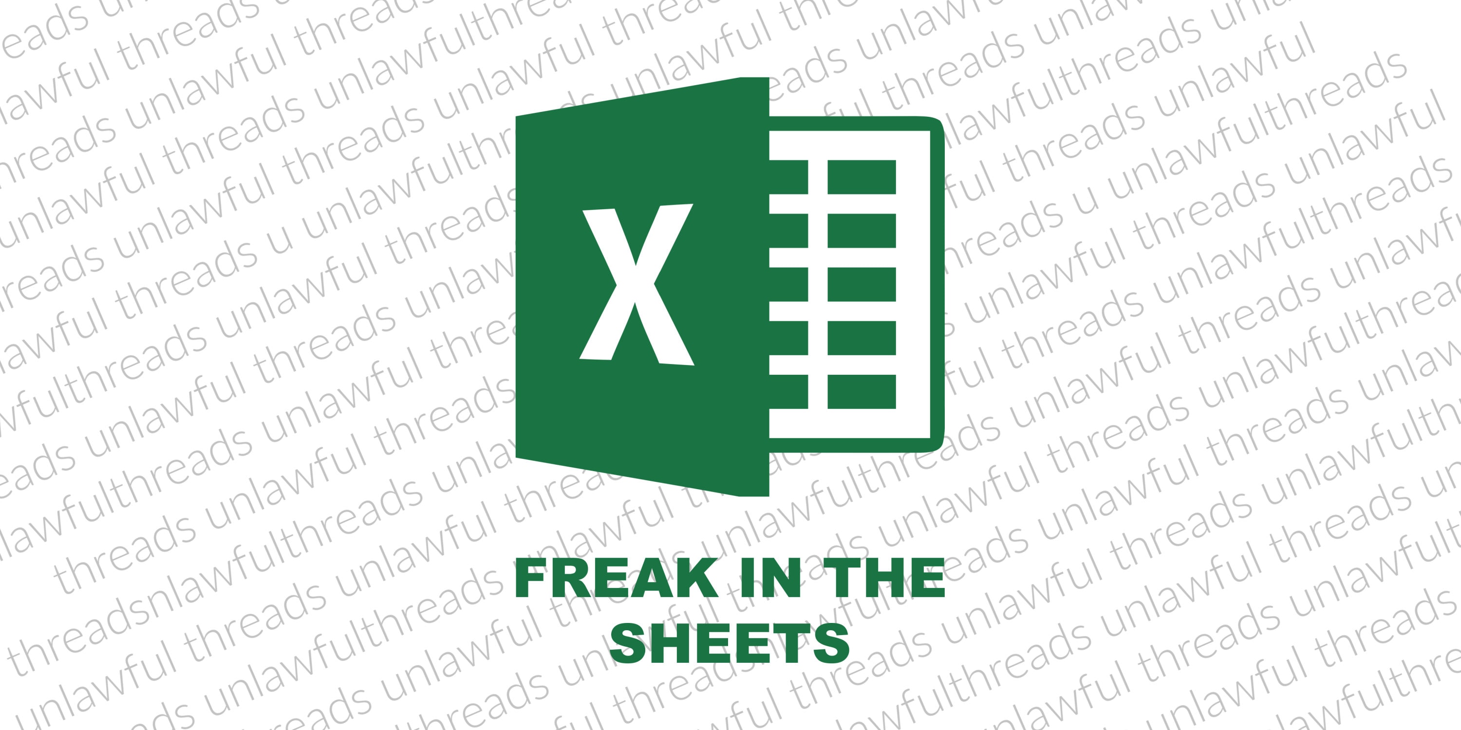 Freak in the Excel Sheets Png Transparent Files 2000x2400 Etsy