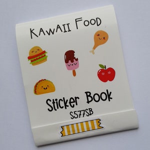 Nourriture kawaii - Livre d'autocollants - Autocollants d'agenda pour tous les styles de planification (S577SB)