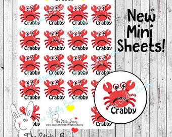 Crabby - Planner Stickers for Any Planning Style (S194MS)